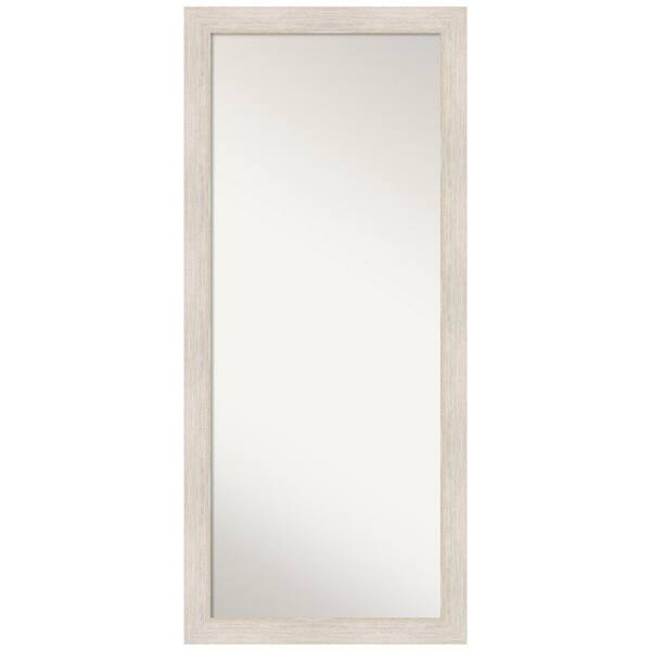 Amanti Art Hardwood Whitewash Full Length Framed Floor Leaner Mirror 28 75 In X 64 Dsw5247068 The Home Depot Framed Floor Leaner Mirror 28 75, Full Length Mirror Home Depot Canada