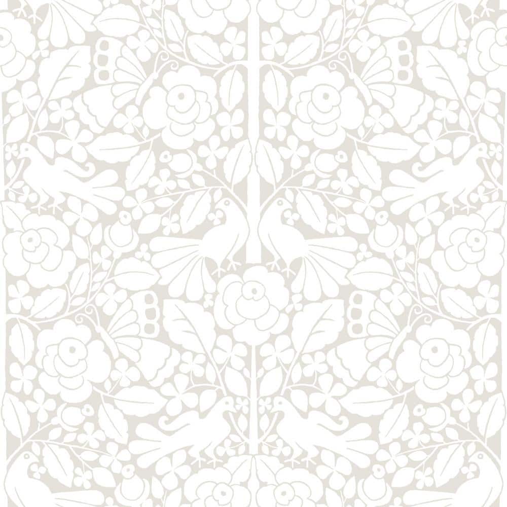 Magnolia Home by Joanna Gaines Beige Fairy Tales Non Woven Preium Paper Peel and Stick Matte Wallpaper Approximately 34.2 sq. ft -  PSW1505RL