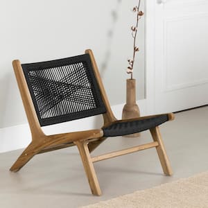 Balka Black and Natural 24 in.Chair