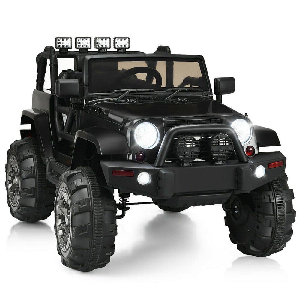 Electric 12V Kids Ride-on Car Truck Parent Control with 2.4 GHZ Remote Control Black price history on PriceWatchPro
