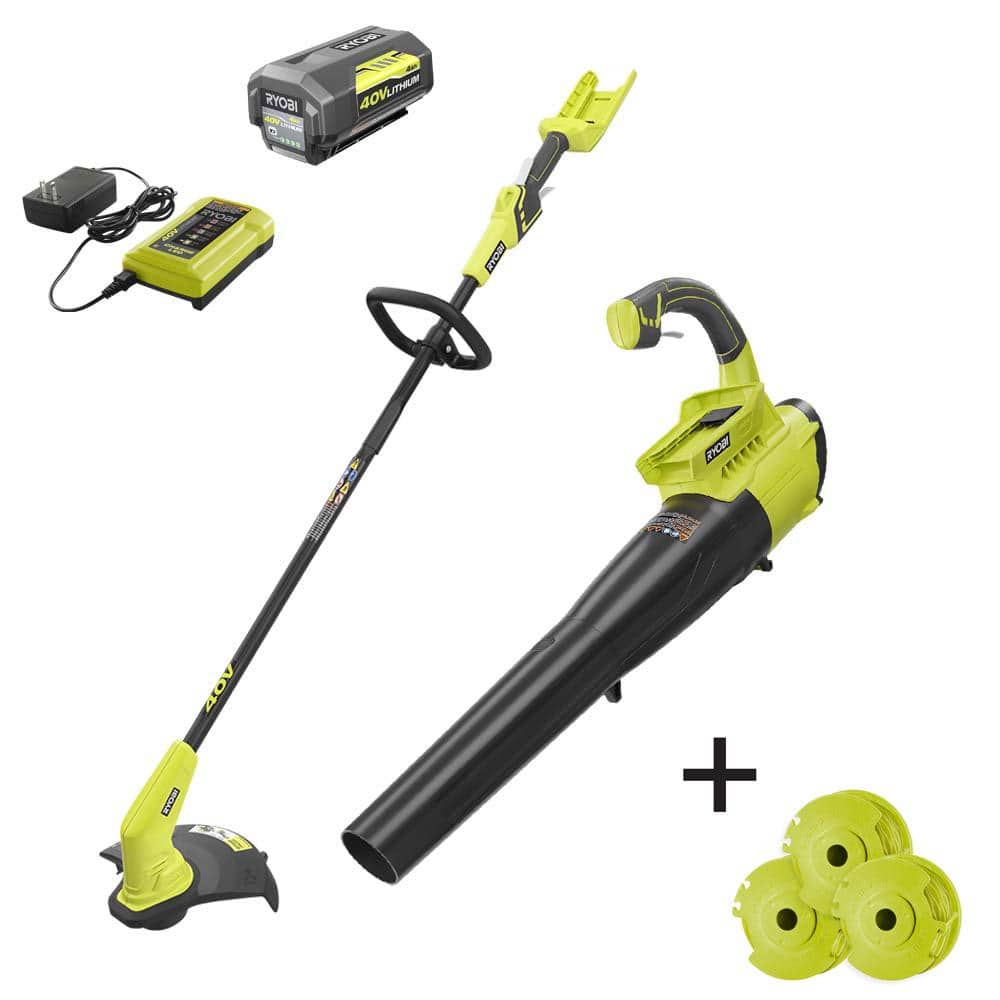 Reviews for RYOBI 40V Cordless Battery String Trimmer and Jet Fan