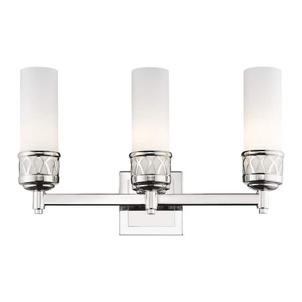 Livex Lighting Westfield 3 Light Polished Chrome Bath Vanity