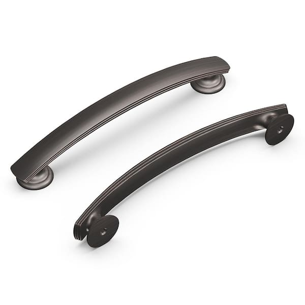 HICKORY HARDWARE American Diner 5-1/16 in. Modern Arch Cabinet Pull Vintage Bronze Handle for Kitchen, Bathroom, and Furniture (10 Pack)
