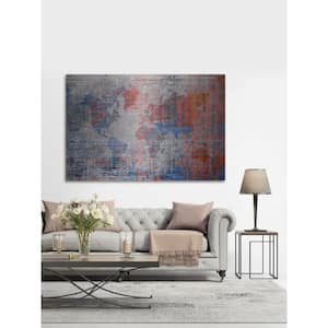 16 in. H x 24 in. W "Pink Oceans Journey" by Marmont Hill Printed Brushed Aluminum Wall Art