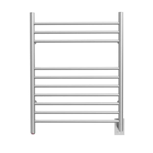 WarmlyYours WarmlyYours 10-Bar Infinity Towel Warmer, Hardwired, Brushed Stainless Steel