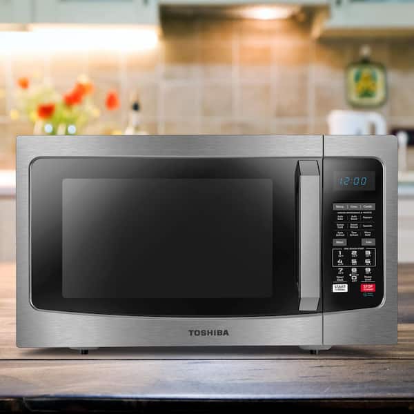 Toshiba 1.5 Cu. Ft. Stainless Steel Microwave with Air Fryer