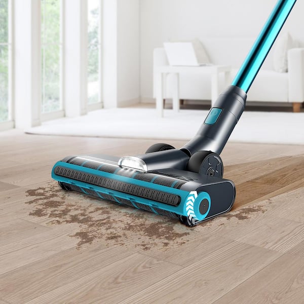 Jashen V18 Cordless Stick Vacuum, Carpet Hardwood Floor Vacuum Cleaner