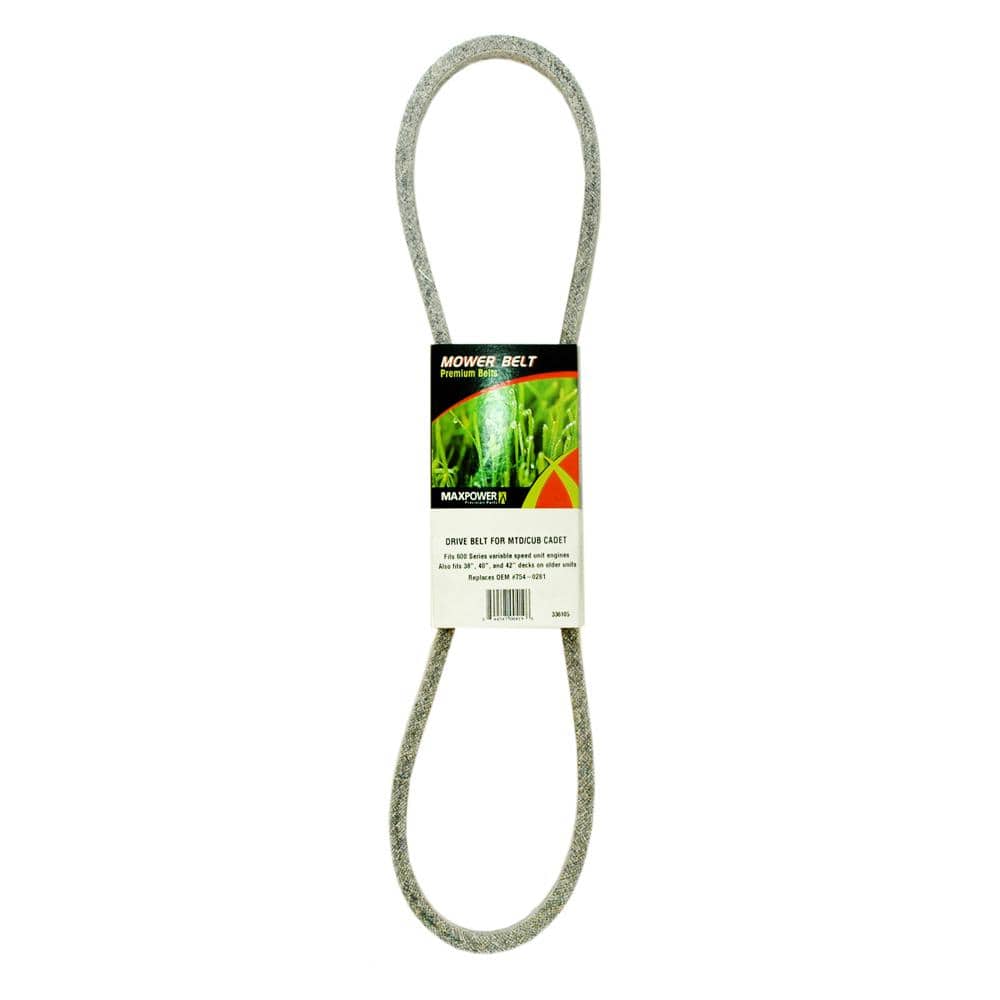 Drive Belt for MTD, Cub Cadet, Troy-Bilt Mowers Replaces OEM #'s 754-0281,954-0281 price history on PriceWatchPro