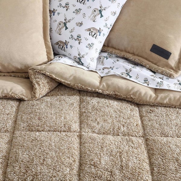 Eddie Bauer Sherwood Faux Suede Textured Comforter & Sham Set - Bed Bath &  Beyond - 22541974