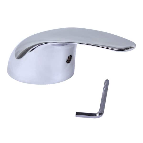 Everbilt Faucet Handle with Curved Neck Lever Handle Design in Chrome for American Standard, Delta, and Pfister Faucets