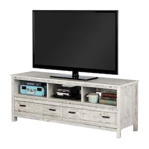 Exhibit 59 in. Seaside Pine Particle Board TV Stand 60 in.