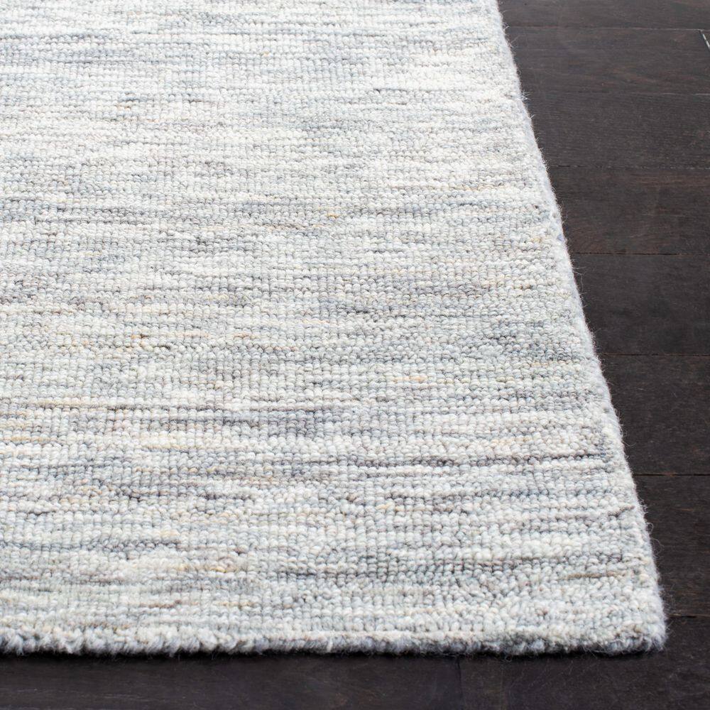 Sage and Ivory Hand-Tufted Wool 8' x 10' Area Rug