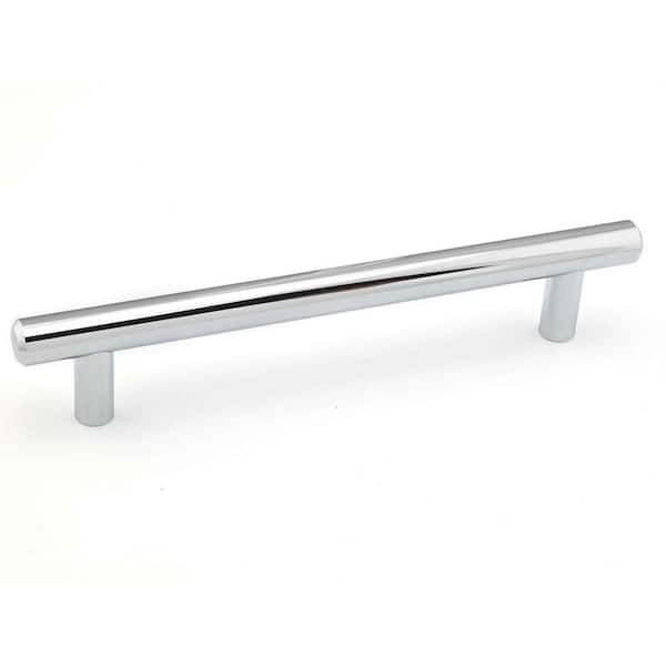 Richelieu Hardware Roosevelt Collection 6 5/16 in. (160 mm) Chrome Modern Cabinet Bar Pull