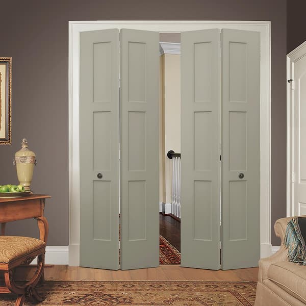 32 in. x 96 in. Birkdale Desert Sand Paint Smooth Hollow Core Molded Composite Interior Closet Bi-fold Door
