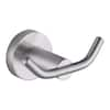 WOWOW Double Robe Hook 304 Stainless Steel in Brushed Gold 480807G-HD - The  Home Depot