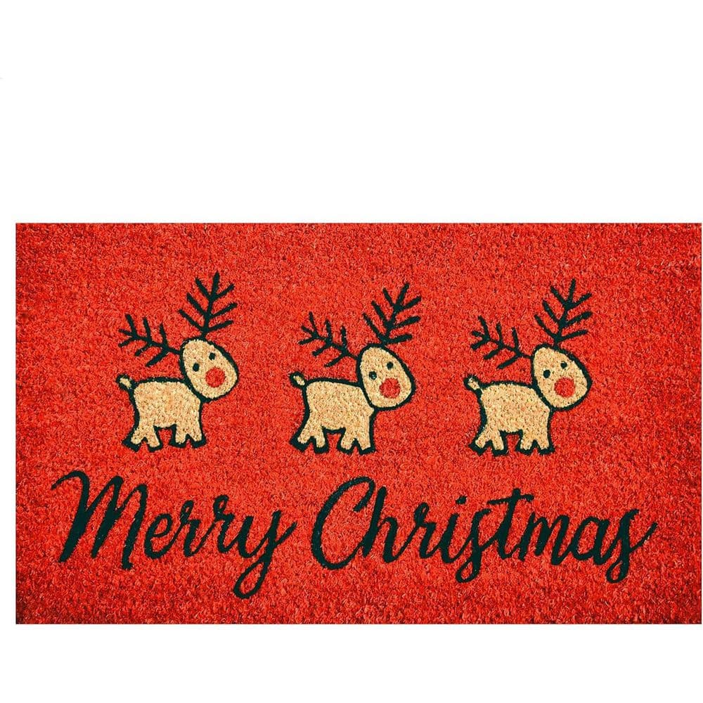 Multi-Colored 29 in. x 17 in. Coir Outdoor Door Mat price history on PriceWatchPro