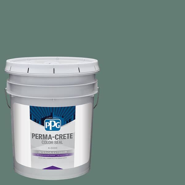 Perma-Crete Color Seal 5 gal. PPG1137-6 Salal Leaves Satin Interior/Exterior Concrete Stain