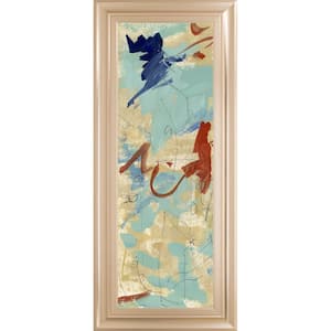 "Gathering I" By Lorraine Vail Framed Print Abstract Wall Art 42 in. x 18 in.