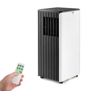 3 in. 1 2 Speed 10000 BTU Portable Air Conditioner Tower Fan in White with Dehumidifier