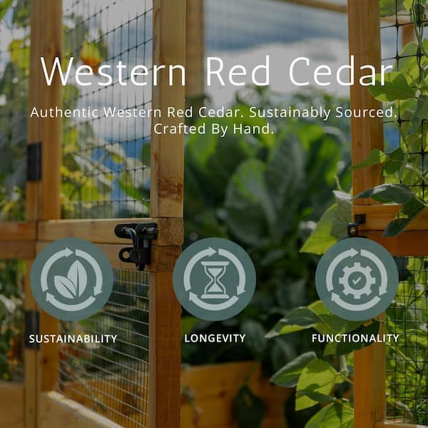 Outdoor Living Today 8 ft. x 8 ft. Garden in a Box with Greenhouse