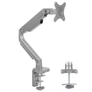 Single Monitor Desk Mount for Screens up to 32 in. Adapter Silver