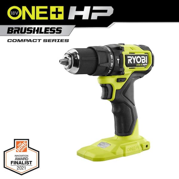 mad Devise opkald RYOBI ONE+ HP 18V Brushless Cordless Compact 1/2 in. Hammer Drill (Tool  Only) PSBHM01B - The Home Depot