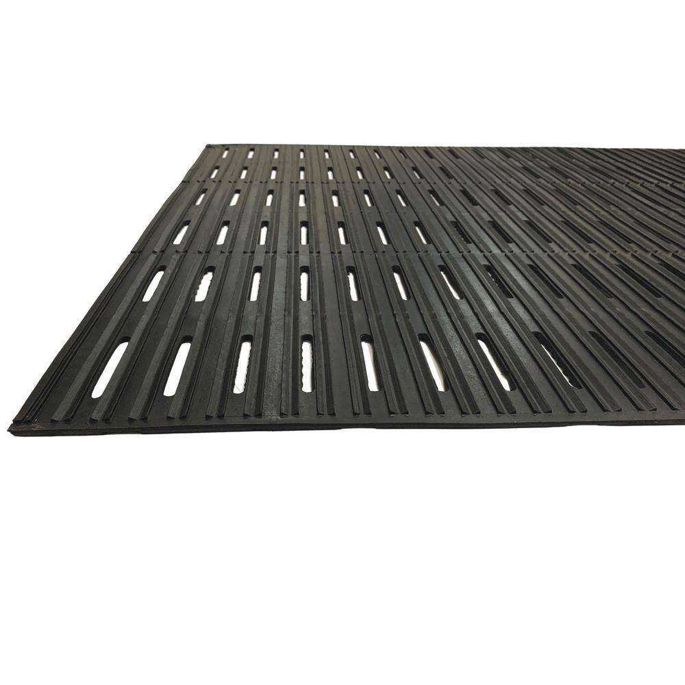 Rhino AntiFatigue Mats PROTEX 36 in. x 720 in. Rubber DrainThru