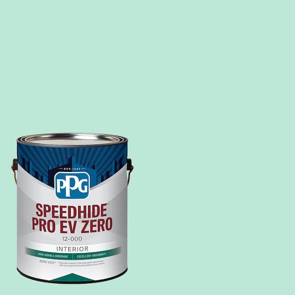PPG Speedhide Pro EV Zero 1 gal. PPG1229-2 Wintergreen Mint Eggshell Interior Paint