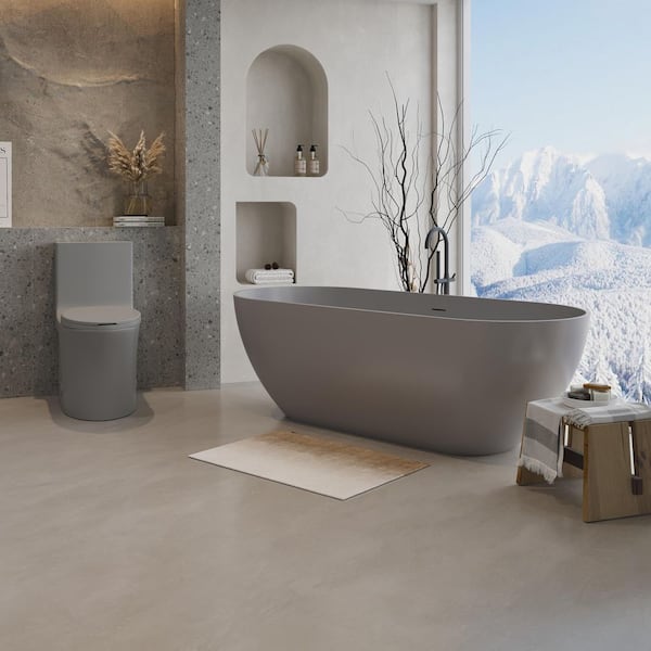 NATURAL ION BATH IONIZER BT-705 本体 Aionor 59 in. x 29.5 in. Freestanding Solid Surface Resin Stone