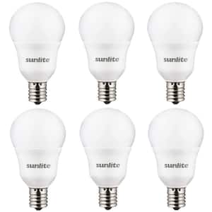 6-Watt A15 LED Dimmable Intermediate E17 Base Appliance LED Light Bulbs in Warm White 3000K (6-Pack)