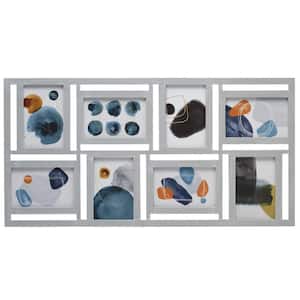 25 x 15 in. 8 Opening Collage Picture Frame, Distressed Gray