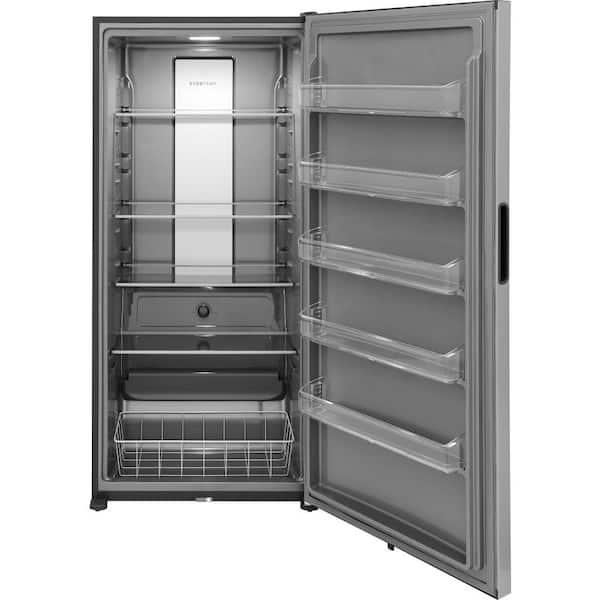 33 in. 20 cu. ft. Garage Ready Single-Door Freezerless Refrigerator in Smudge-Proof Stainless Steel, ENERGY STAR