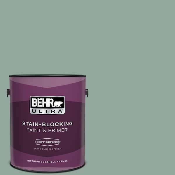 BEHR ULTRA 1 gal. #PPU12-05 Lotus Leaf Extra Durable Eggshell Enamel Interior Paint & Primer