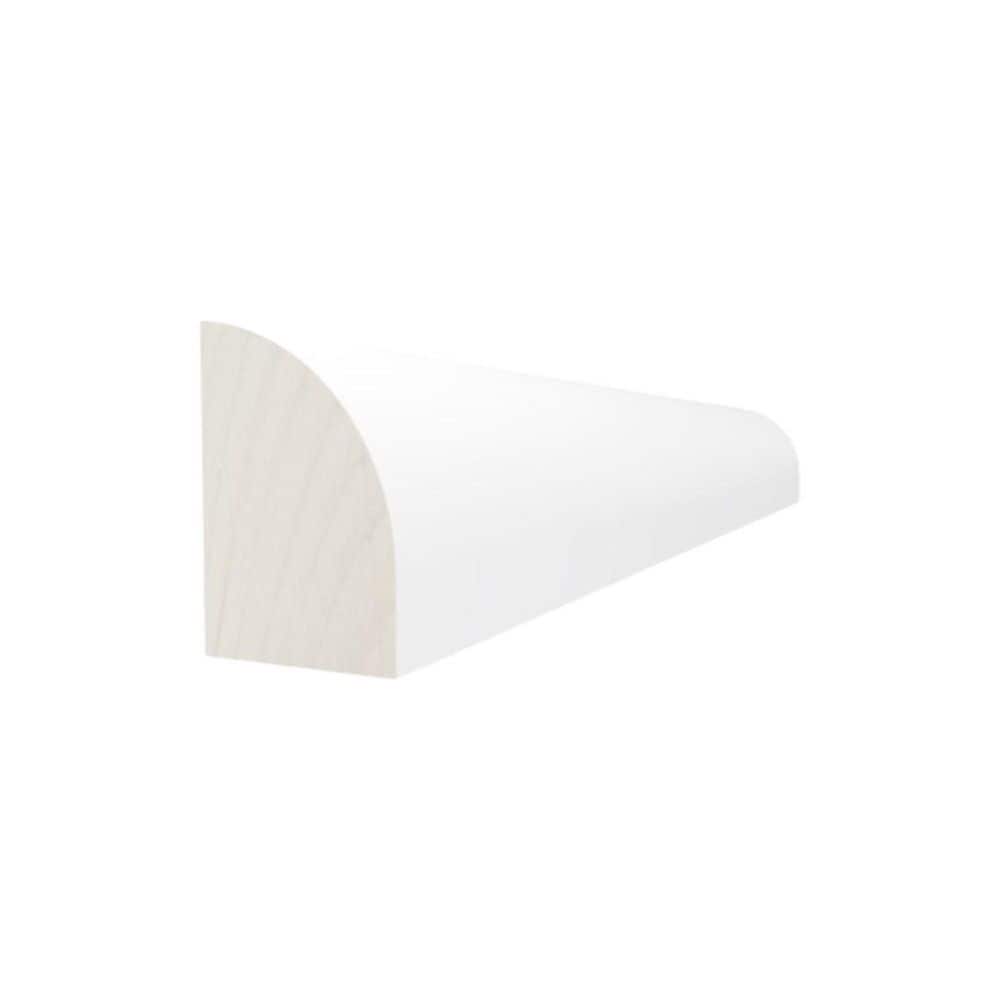 1/2 in. T x 0.75 in. W x 0.75 ft. L Primed Solid Base Shoe WM 126 Moulding-