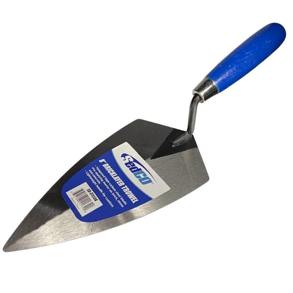 Sedco 8 in. Tempered Carbon Steel Brick Trowel