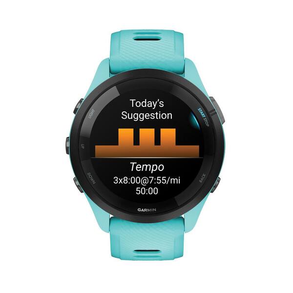 Garmin Forerunner 265 Running Smartwatch with Black Bezel 1.81 x