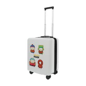 PARAMOUNT SOUTHPARK 22 .5 in.  WHITE CARRY-ON LUGGAGE SUITCASE