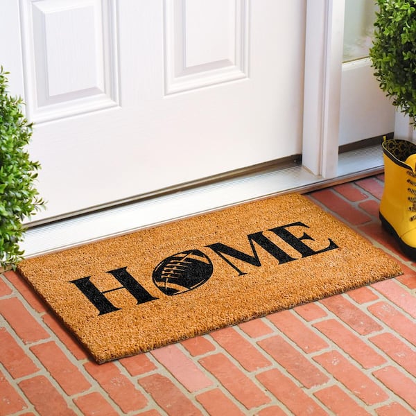 Football Home Doormat, 17" x 29"