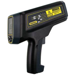 Surface Temperature Non-Contact Infrared Thermometer with Dual Lasers, 100:1 Spot Ratio, Max Temperature 4,352 Degree