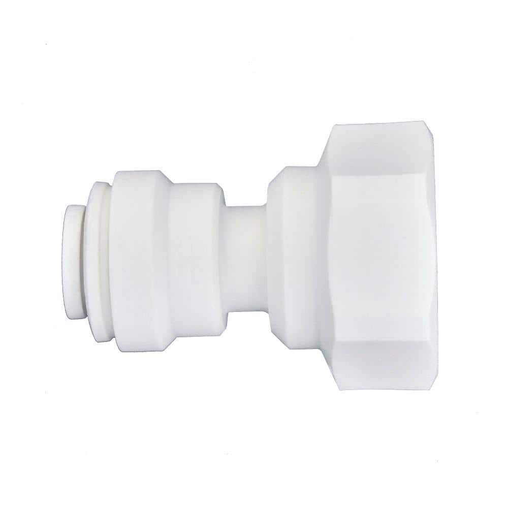 Raccord Rapide John Guest 1/4" OD X 1/4" MIP NPTF – Polypropylène, Pour Air/eau