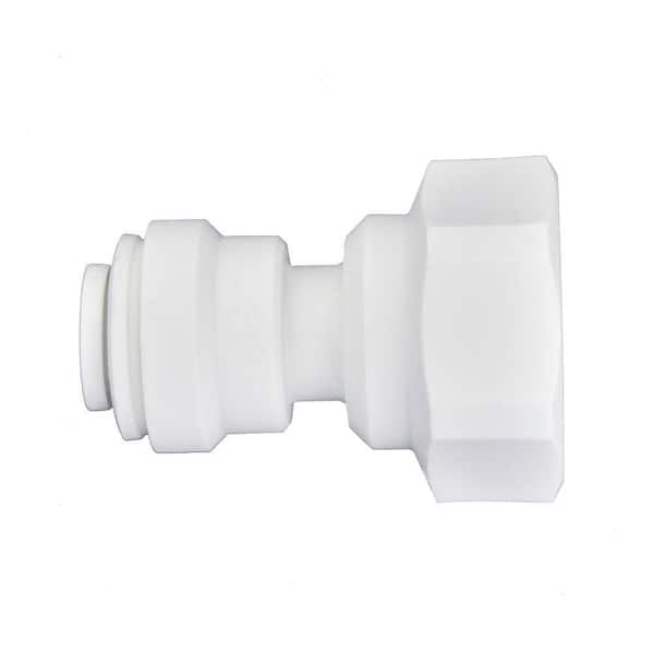 John Guest 1/4 in. Push-To-Connect x 1/4 in. FIP Polypropylene Adapter Fitting