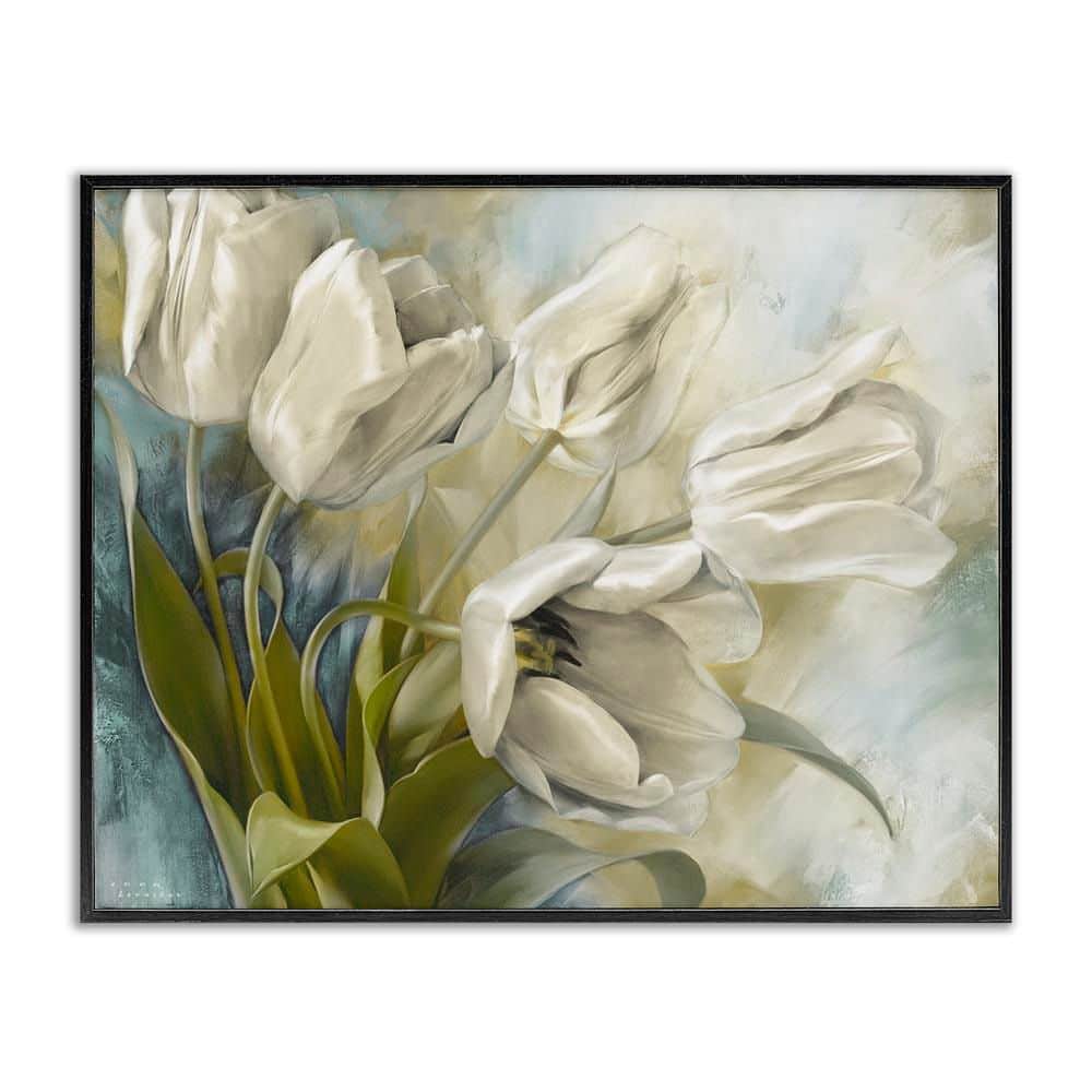 Wild Tulips Close Up by Igor Levashov Black Framed Nature Giclee Art Print 11 in. x 14 in. price history on PriceWatchPro