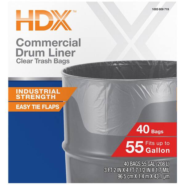 4 Gallon Extra Strong Clear Small Trash Bag Garbage Can Liner 100 Counts 