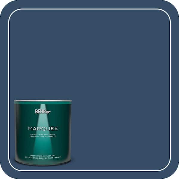BEHR MARQUEE 1 qt. Home Decorators Collection #HDC-FL14-12 Rain Boots Semi-Gloss Enamel Interior Paint & Primer