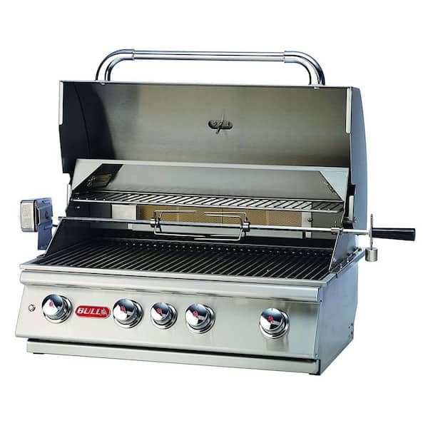 Angus 4 Burner Stainless Steel Built In Propane Gas BBQ Barbecue Grill Head