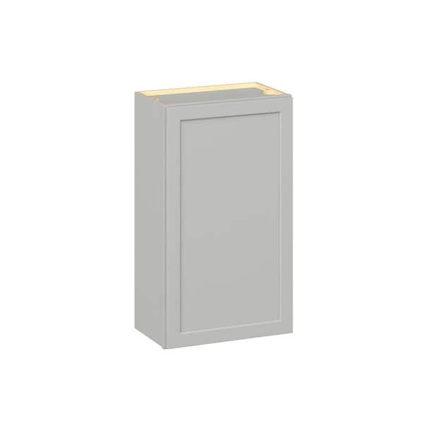 Emerson Whisper Gray Wall 1 Door Ready to Assemble Kitchen Cabinet (21 in. W x 36 in. H x 12 in. D)