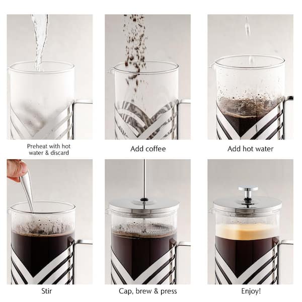 1L Cold Brew Iced Coffee Maker Multifunctional Brewer Manual