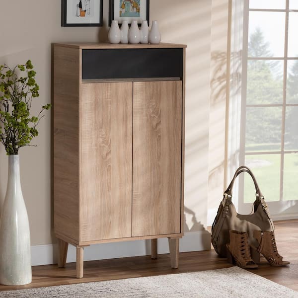 Baxton studio shoe discount cabinet