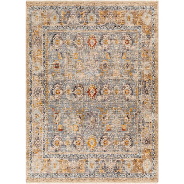 Artistic Weavers Benjamin Blue 4 ft. x 6 ft. Indoor Area Rug