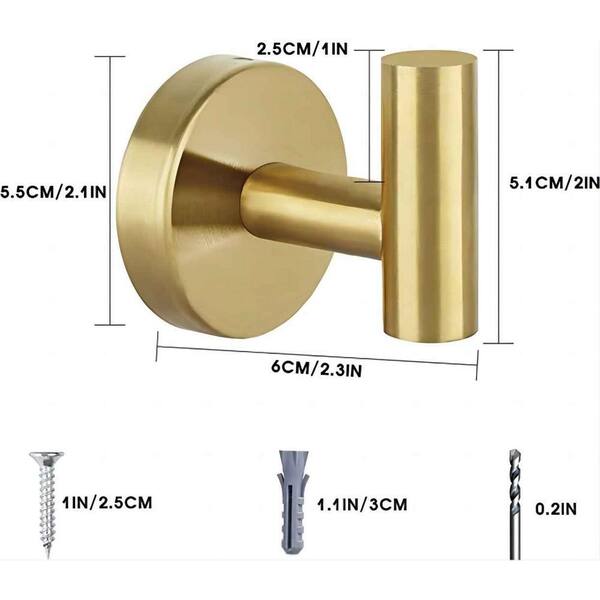 GTILE 6 Pack Over Door Drawer Cabinet Hook – Double S Shaped 304 Stainless Steel Heavy Duty Hooks For Kitchen, Bathroom, Closet (50lb Capacity)